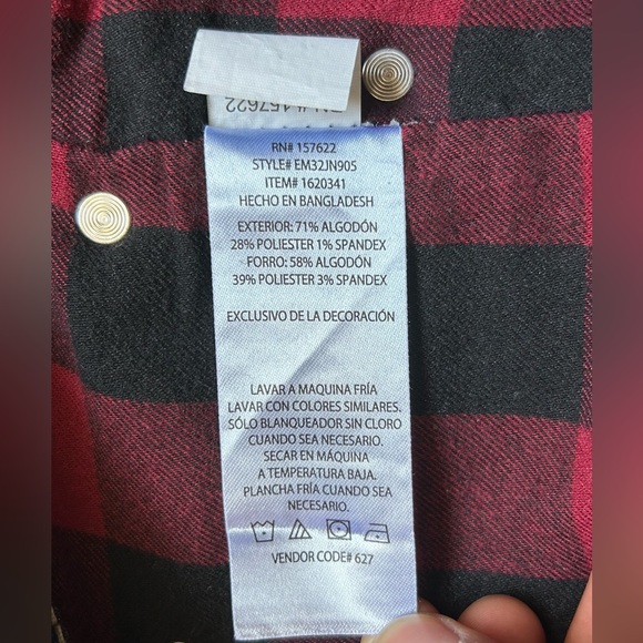 Eddie Bauer Flannel Lined Dark Wash Straight Denim Mens Blue Jeans 32x30 - Picture 11 of 14